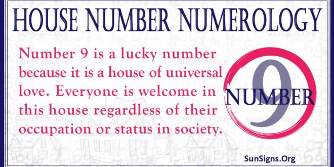 house number numerology 9