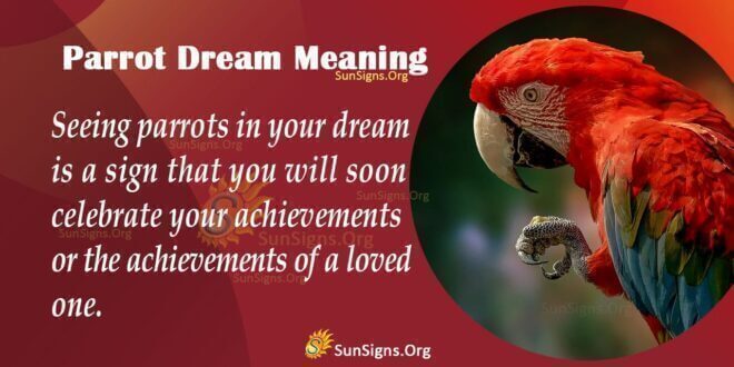 Parrot Dream Meaning