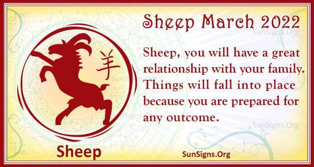 sheep march 2022