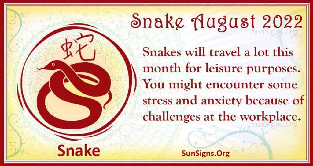 snake august 2022