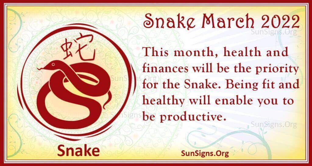 snake march 2022