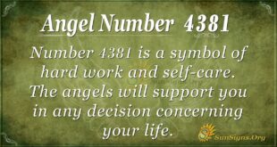 4381 angel number