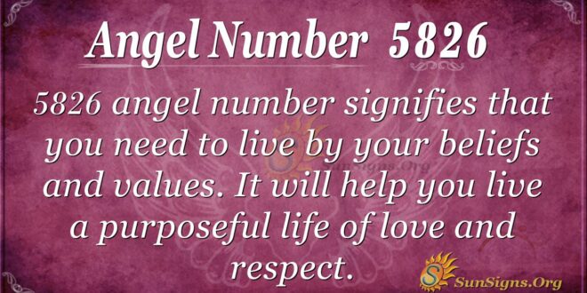 5826 angel number