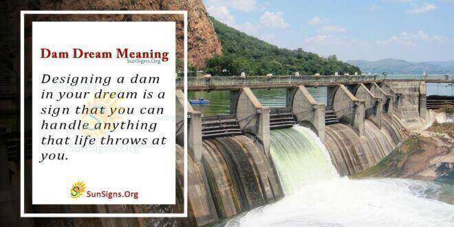 Dam Dream Meaning