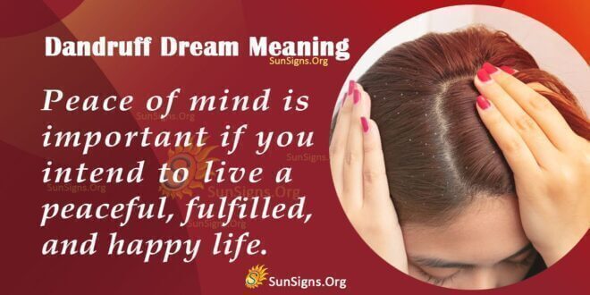 Dandruff Dream Meaning