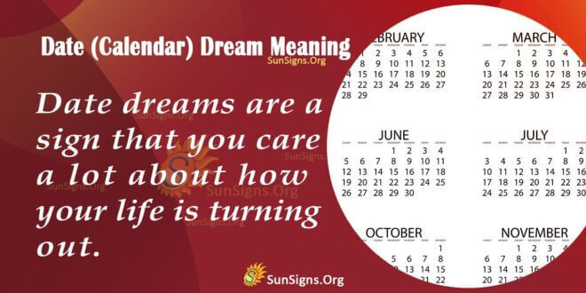 Date(Calendar) Dream Meaning