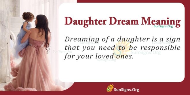 daughter dream meaning