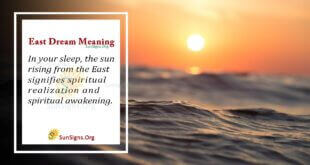 East Dream Meaning