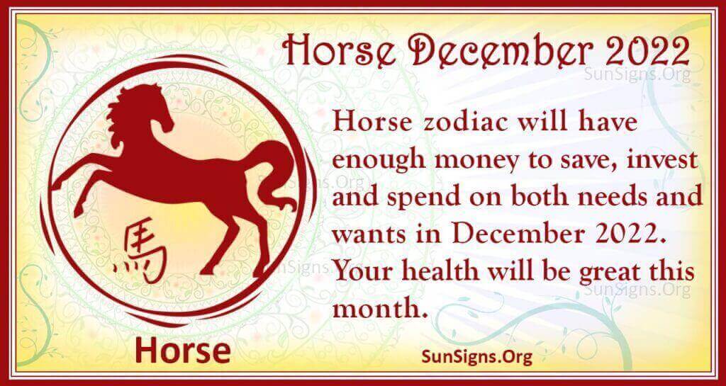 horse december 2022