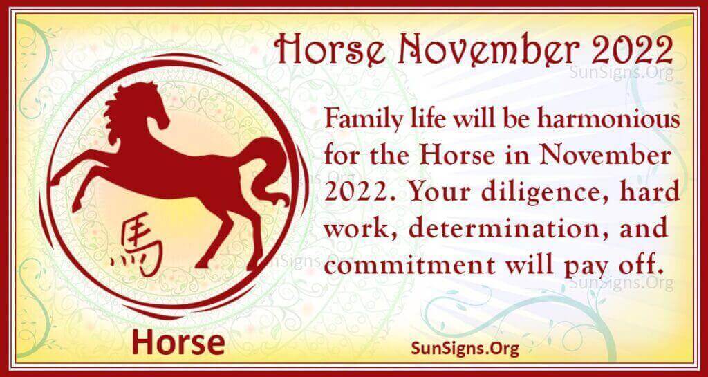 horse november 2022