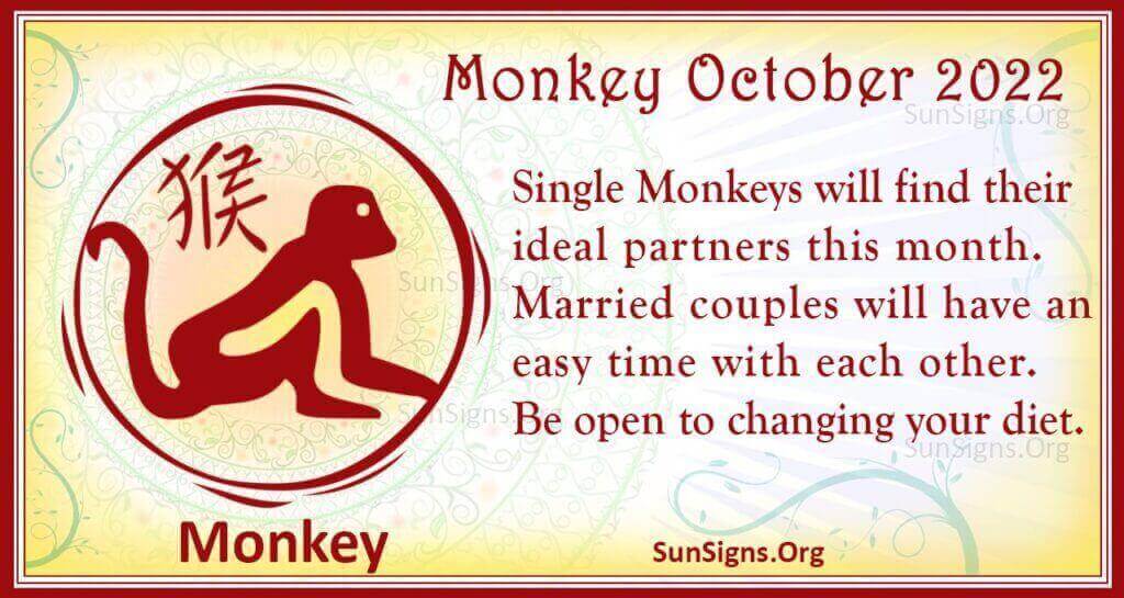 monkey october 2022