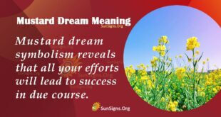 Mustard Dream Meaning