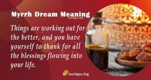 Myrrh Dream Meaning