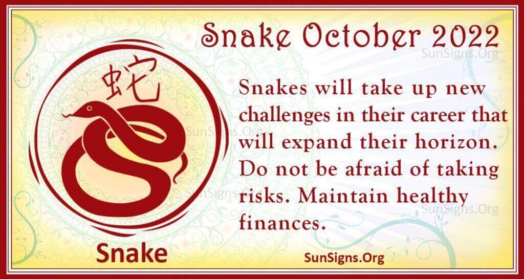 snake october 2022