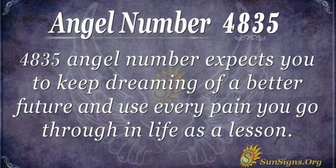 Angel Number 4835