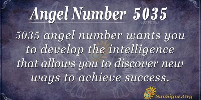 Angel Number 5035