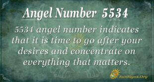 Angel Number 5534