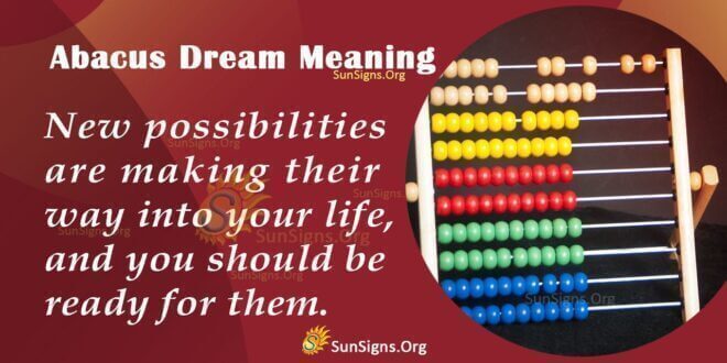 Abacus Dream Meaning