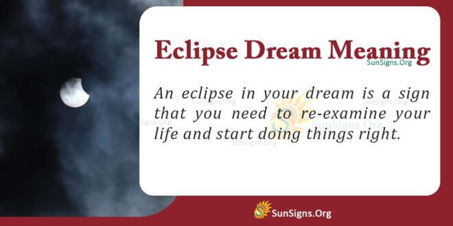 Eclipse Dream Meaning