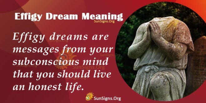 Effigy Dream Meaning