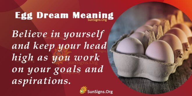 Egg Dream Meaning