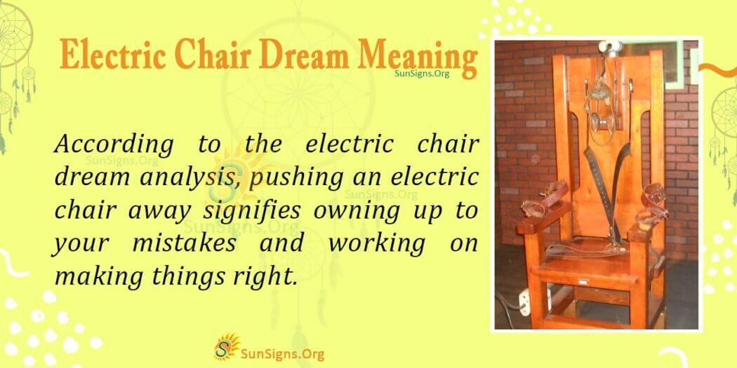 Dream About Electric Chair Meaning, Interpretation and Symbolism
