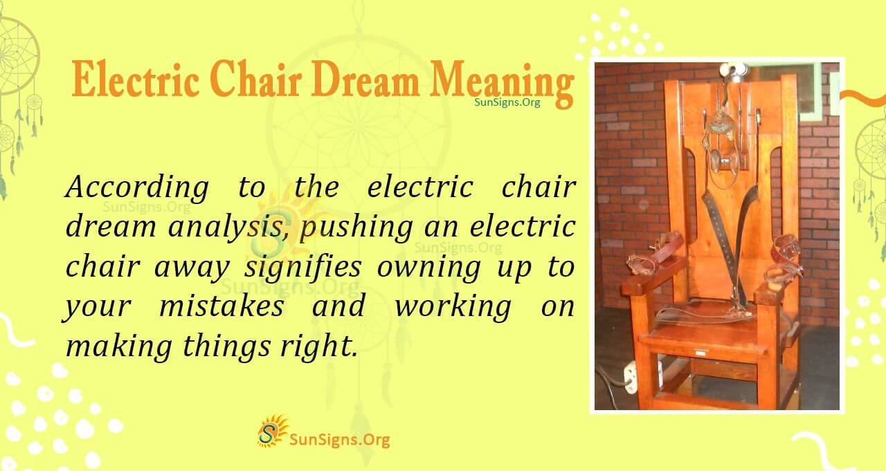Dream About Electric Chair Meaning, Interpretation and Symbolism
