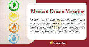 Element Dream Meaning