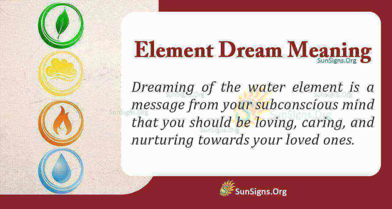 Seeing An Element Dream Meaning, Interpretation And Symbolism