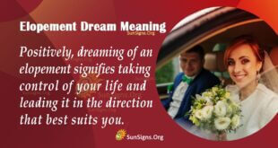 Elopement Dream Meaning
