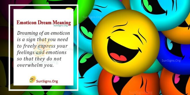 emoticon dream meaning