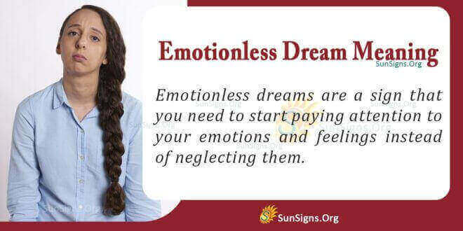 Emotionless Dream Meaning
