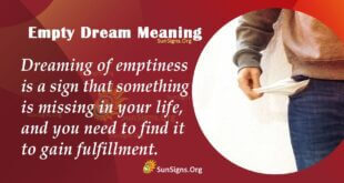 Emptiness Dream Meaning