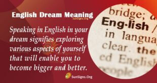 English Dream Meaning