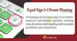 Equal Sign Dream Meaning