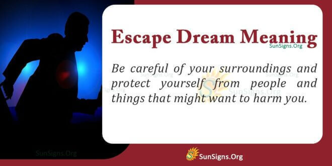 Escape Dream Meaning