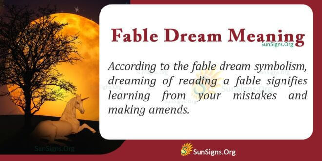 Fable Dream Meaning