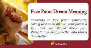 Face Paint Dream Meaning