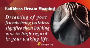 Faithless Dream Meaning