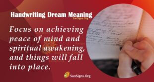 Handwriting Dream Meaning