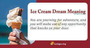 Ice Cream Dream Meaning