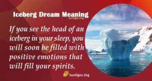 Iceberg Dream Meaning