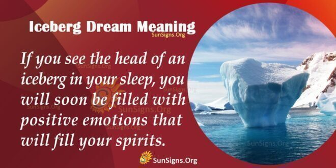Iceberg Dream Meaning