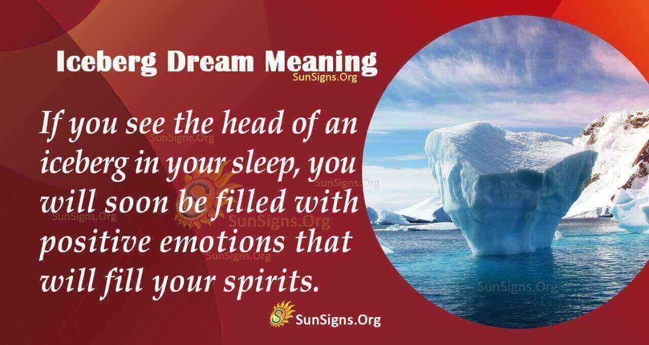 Dreaming Of An Iceberg Meaning, Interpretation and Symbolism