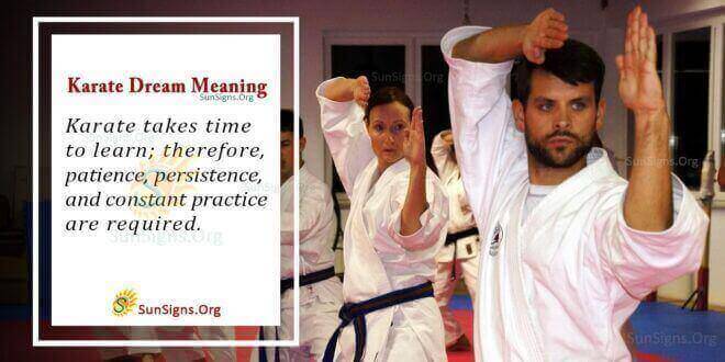 Karate Dream Meaning