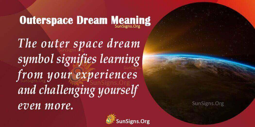 travelling to space dream meaning