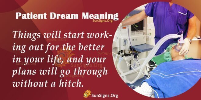 Patient Dream Meaning