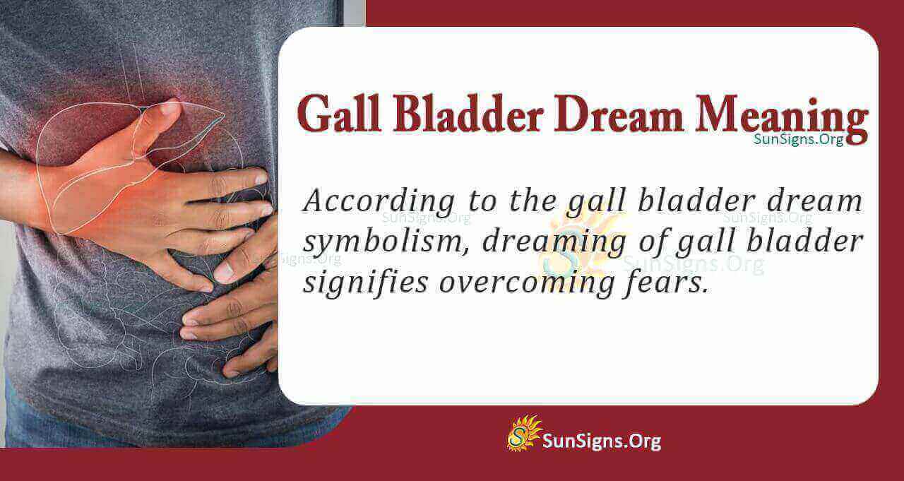 Meaning Of Gall Bladder In A Dream Interpretation and Symbolism