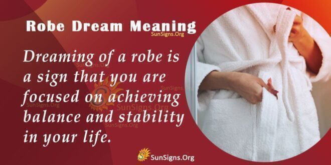 Robe Dream Meaning