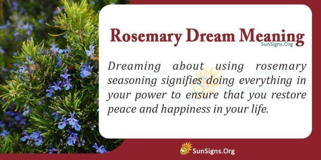 Resemary Dream Meaning